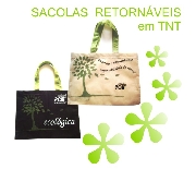 Sacolas em tnt